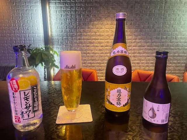 ビール・日本酒・サワー